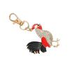 Zodiac Rooster Rhinestone Brooch-Keychain Pendant for Women's Accessories