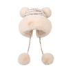 Anti-Cold Ear Protection Hat Fleece Lined Beanies Cap Soft Knitted Hat  Winter