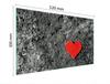 GLAS-SCHNEIDEBRETT 52x30 HERZ