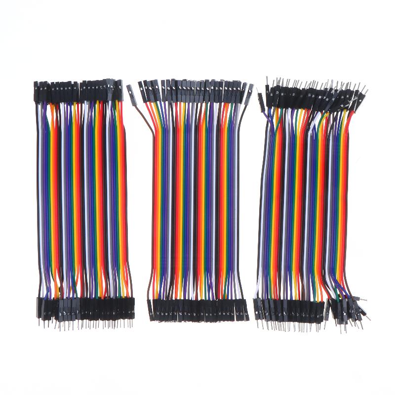 Insulated Multicolored Jumper Wires 15CM 20CM Male To Male Female To Female Male To Female for DIY Electronic Circuit Breadboard Use