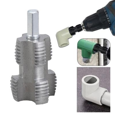 6.35mm Hex Electric Drill Adapter Hole Opener PPR Water Pipe Expansion Adapter For 1/2 3/4inch Water Pipes Drill Bit