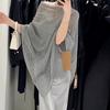 Summer New One-word Neck Sunscreen Blouse Femininity Versatile Hollow Knitted Sweater Bat Sleeve Shawl Cape Top