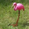 21.5 X 30cm Rose Red Look Up/Down Plastic Flamingo Yard Garden Lawn Decor Flamingo Yard Garden Lawn Ornaments Decor
