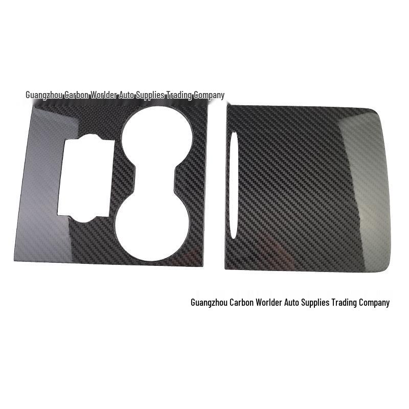 Carbon Fiber Cup Holder Upgrade for Tesla Model 3/Y Console
