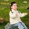 Balabala Kids' Protective Lapel Down Jacket