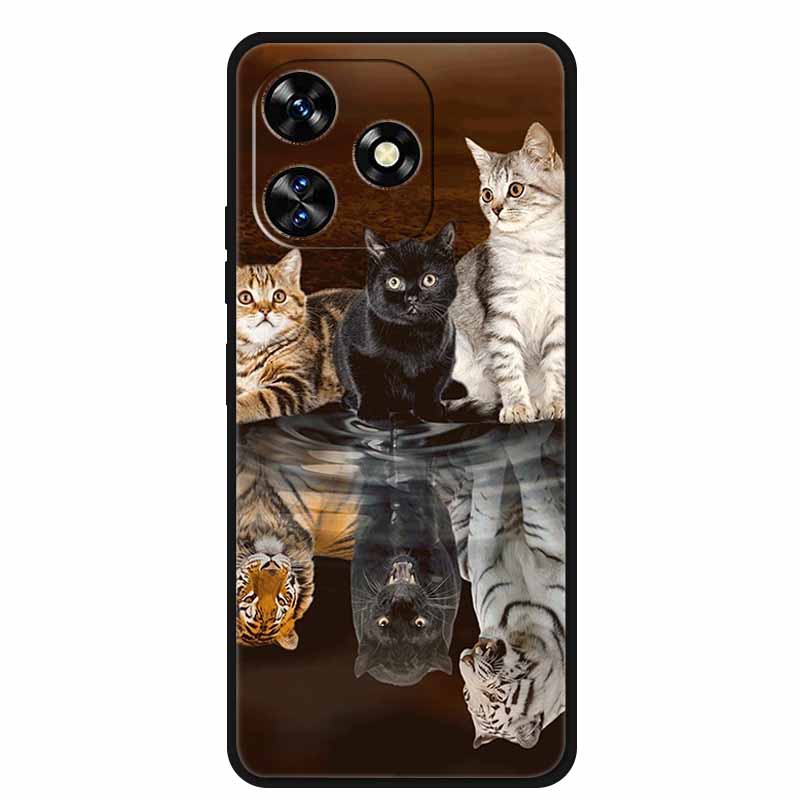 Für Oukitel C51 Hülle Luxus TPU Weiches Silikon Handyhüllen für OukitelC51 C 51 Schutz Stoßfest Rückseite Bumper Cool Coque