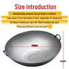 Huì Huáng Commercial Wrought Iron Wok