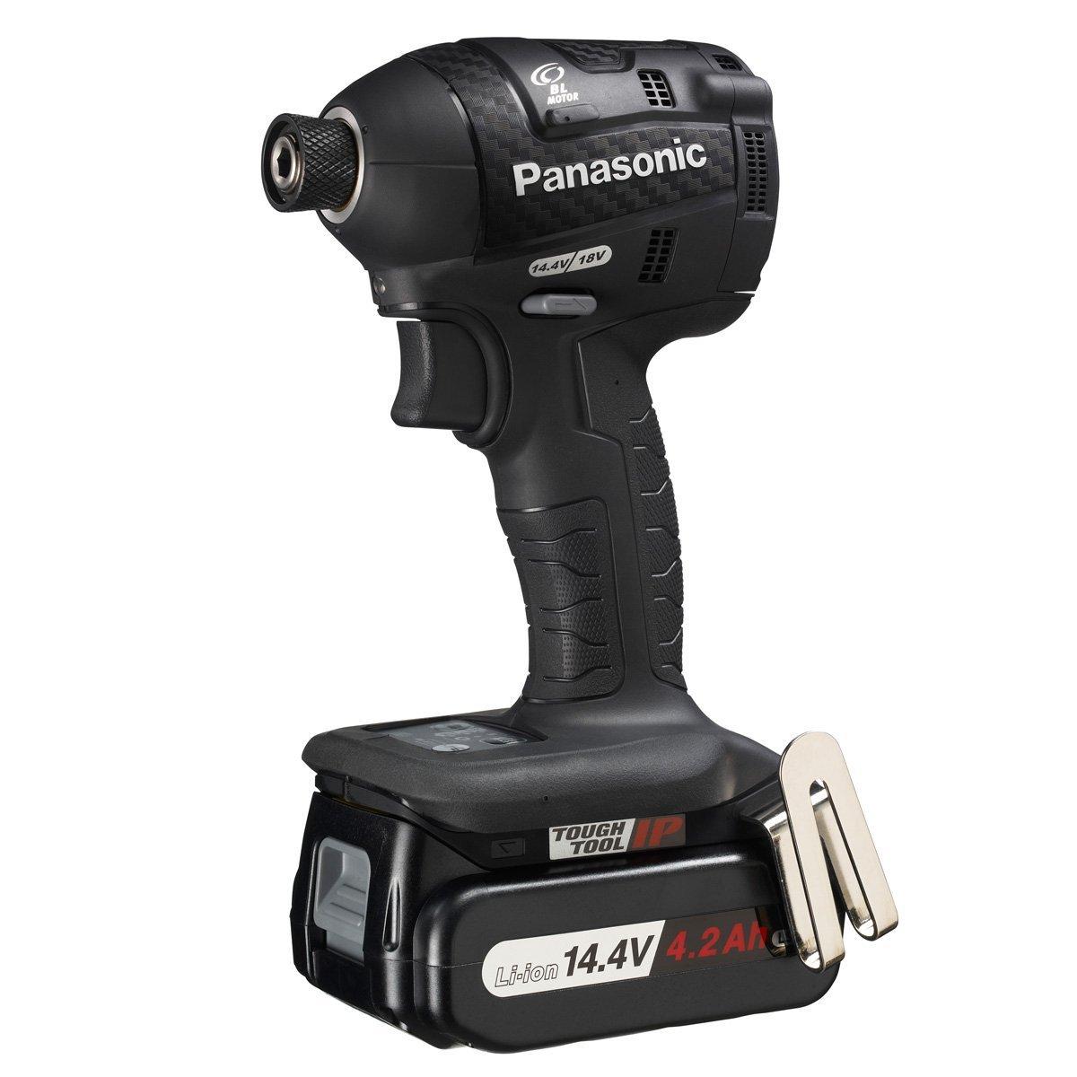 

Panasonic Charging Impact EZ75A7 Dual Compact Total Length 118mm Battery Pack x Case Included Impact Driver Red (14.4V/18V Compatible) 14.4V4.2Ah 2, чорний