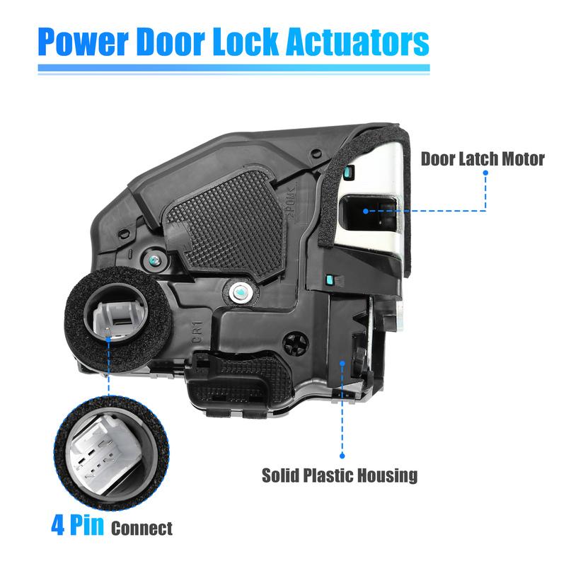 Motoforti Rear Right Door Lock Actuator for Lexus GS350 2013- for Toyota Highlander 2008-2014 6905006100 6905033120