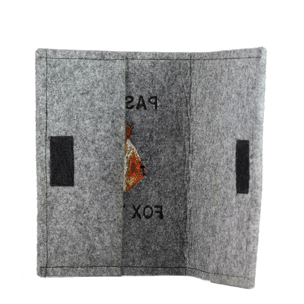 Fox Terrier Wire - Dog Passport Case, Document Case, Gift for the Traveller from the Art-Dog Brand