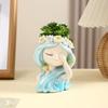 Artistic Silicone Mold For Custom Planters Adorable Girl Shape Stylish Reusable Template Crafting And Gardening Accessory
