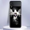 Bosnia And Herzegovina Flag For Samsung Galaxy Z Flip 5 4 3 5G Phone Case Black Hard Cover ZFlip 5 4 3 Luxury Shockproof Bumper