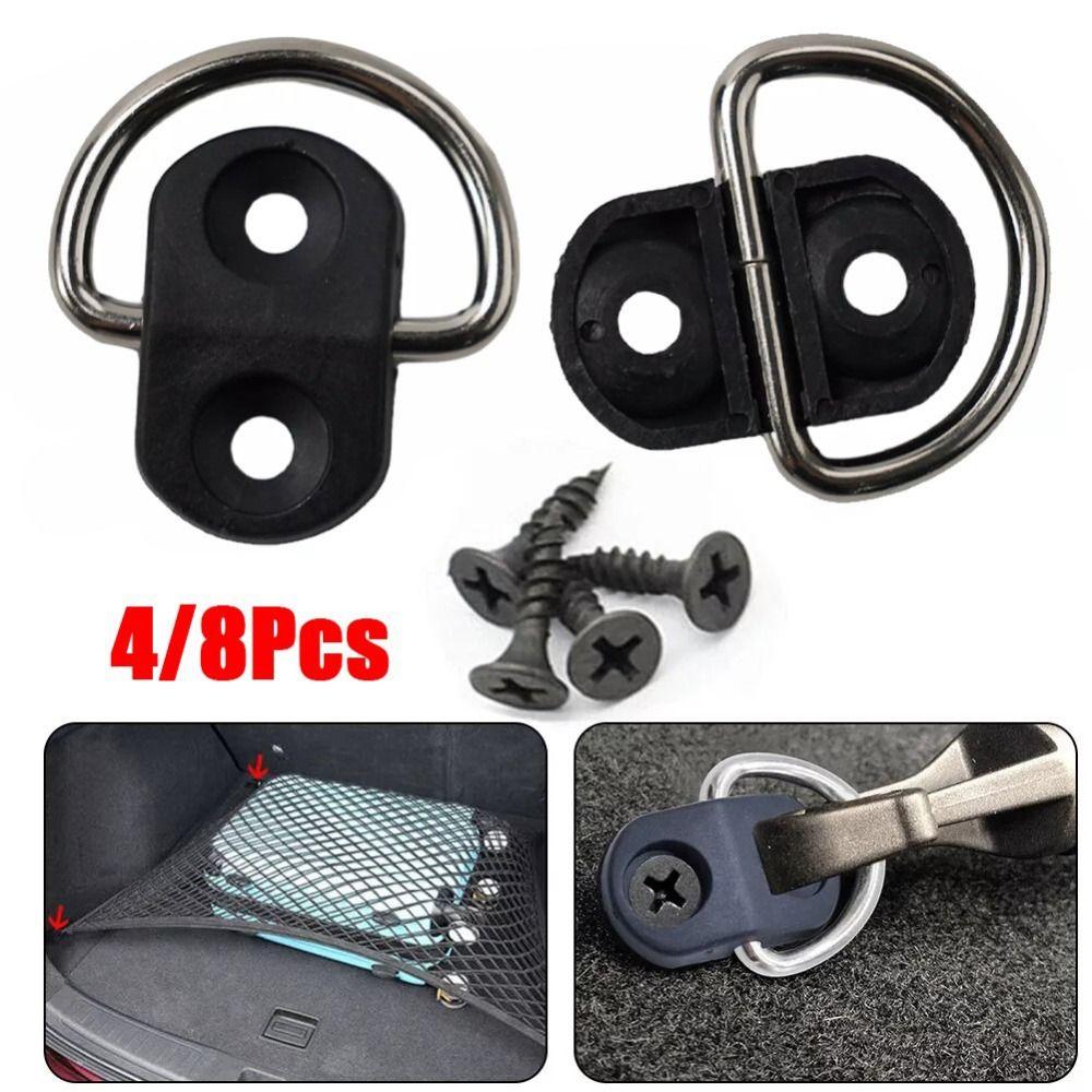 Flat Screen Net Fixings Clips Ring Loop Tie Down Hook Part Fixings D-type Pull Ring  SUV Pickup