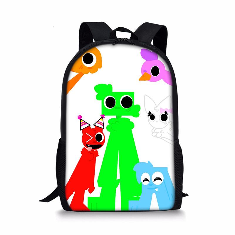 Sacs à dos Cahiers Banban Garden Tendance Populaires Sacs d'école Élève Impression 3D Oxford Imperméable Sacs à dos Ordinateur Portable Garçons/Filles