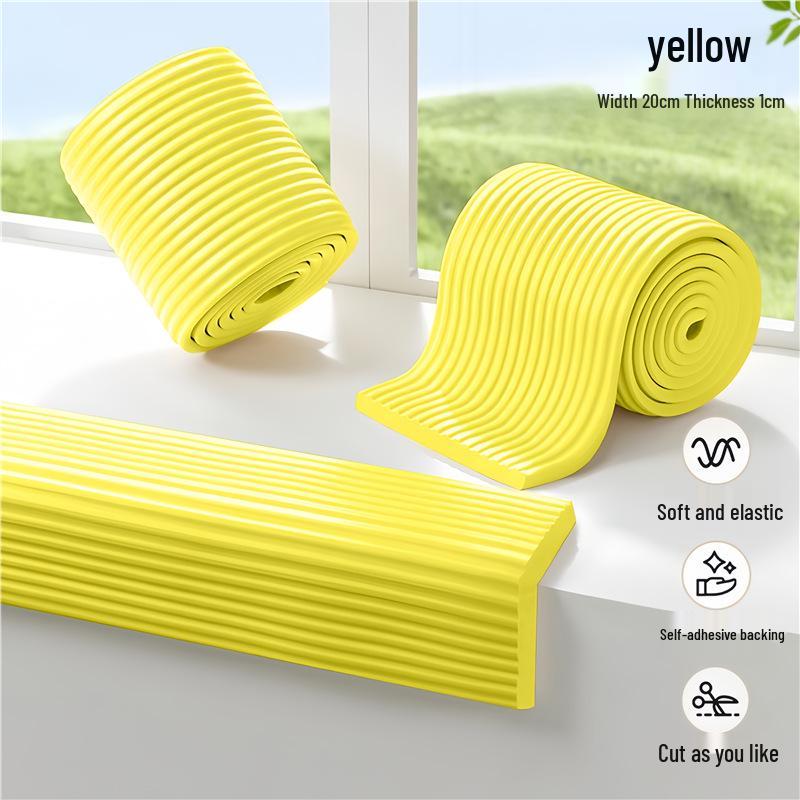 Soft Foam Edge and Corner Anti-Collision Protection Strip for Table, Window, Door, and Sill