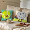 Cartoon B-BFDI Kissen Anime Kissen Sofa Bett Kopfkissenbezug Kissenbezug 45x45 cm Mode