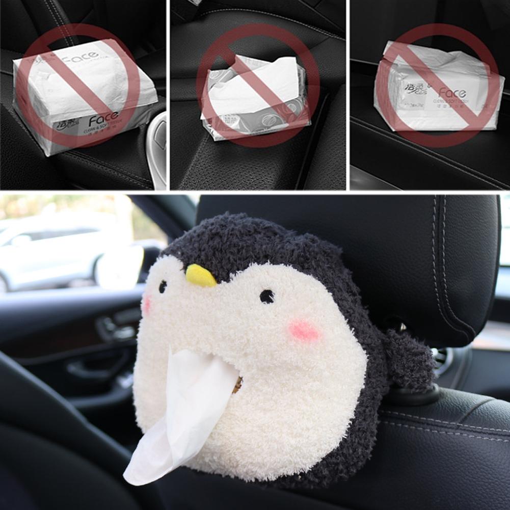 Auto Tissue Box Nette Plüsch Tiere Serviette Seidenpapier Halter Tragbare Schublade Box Auto Styling Multi-funktion Auto Liefert frauen