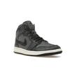 Air Jordan 1 Mid Distressed Smoke Grey Women Sneakers Off-Noir Sail FJ3448-001
