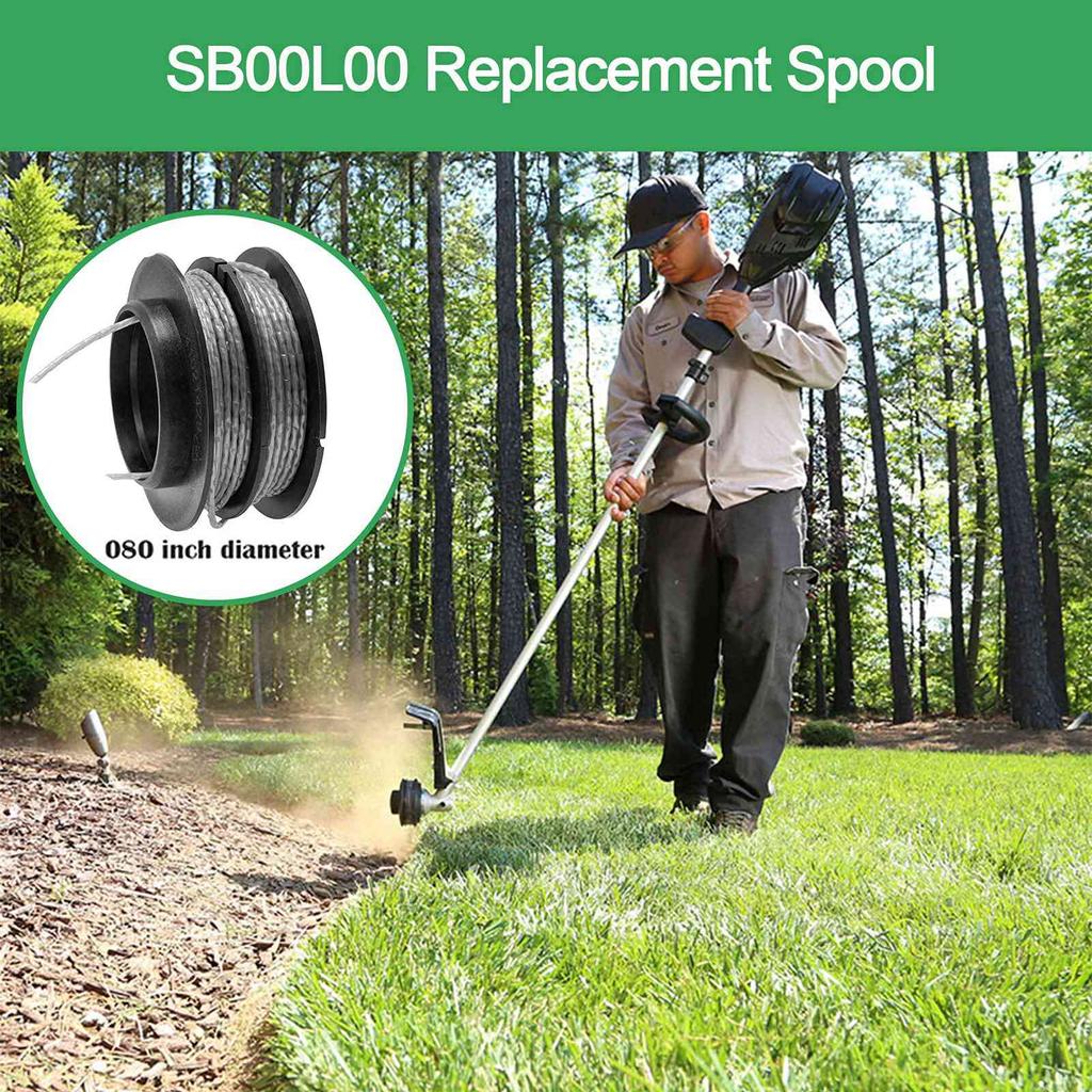 Satın alın SB00L00 String Trimmer Replacement Spool for Greenworks