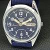 SEIKO 5 AUTOMATIC 6309A VINTAGE REFURBISHED JAPAN MENS BLUE DIAL WATCH a441668-1