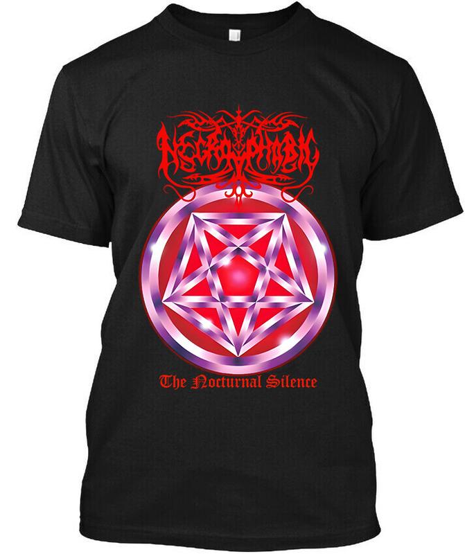 

Limited New Popular Necrophobic The Nocturnal Silence Sweden Music Unisex T-shirt L