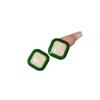 S911 Silver Needle 1010 New Geometric Rhombus Green Stud Earrings New Internet Celebrity Premium Earrings