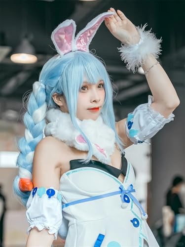 [NOKIJP] Cosplay VTubera Kostium Cosplay Usada Pekora Cosplay VTubera Kostium Cosplay Usada Peko-chan Pekora Wirtualny YouTuber Cosplay VTubera (Używana Peko