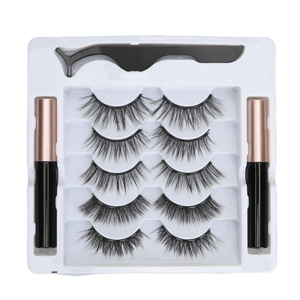 5D Silicone Makeup Practice Mannequin Set Reusable Makeup Full Face with False Eyelashes Stand