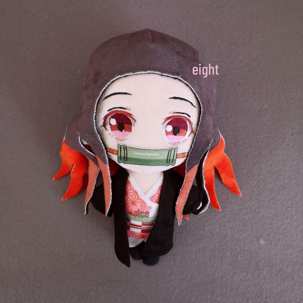 Demon Slayer Plush Dolls: Tanjiro, Nezuko & Zenitsu Pillow
