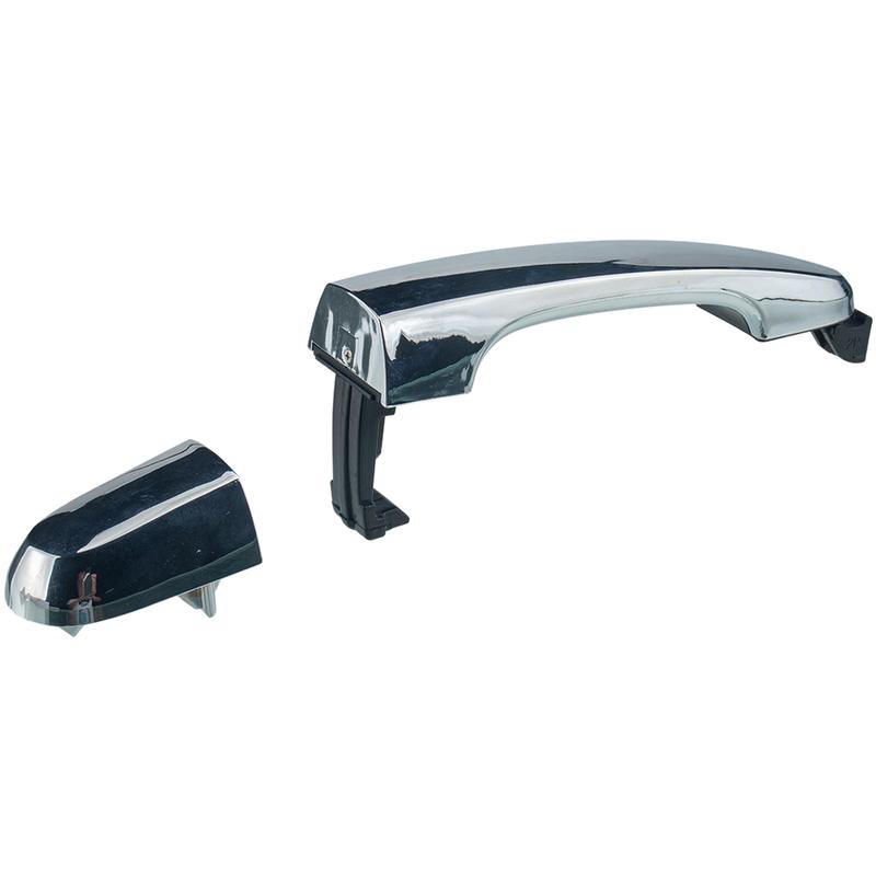 Front Rear Left Right Exterior Door Handle for Kia Sorento 2011 2015 ABS Plastic Replacement Black Silver Finish Front left