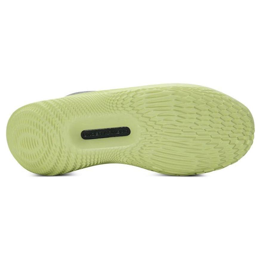 Under Armour Flow FUTR X Elite Mod Grey Sonic Yellow Unisex Sneakers Castlerock 3024977-100