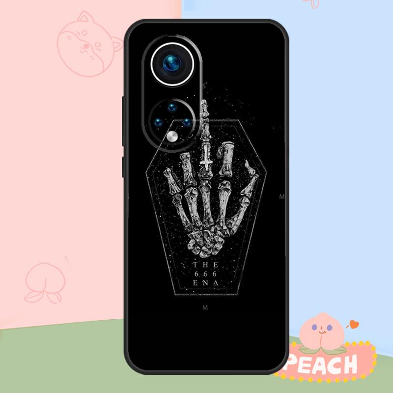Satanic Scary Skull Case For Honor Magic 8 6 7 Pro Honor 400 200 70 90 Lite X8b X8c X9a X9b X9c X9d Win RT Cover