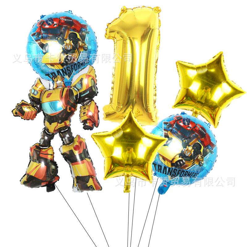 6 ks fóliové balónky narozeninový motiv Party dekorace Potřeby pro miminko Chlapecké děti Hračky Air Globos