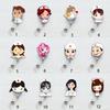 Fashion Stationery Office Supplies Mini Badge Holder Retractable ID Name Card Lanyards