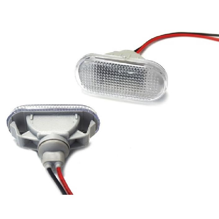 JDM Clear Fender Side Marker Housings W/ Adapters, Wiring  For Nissan 350Z Z33