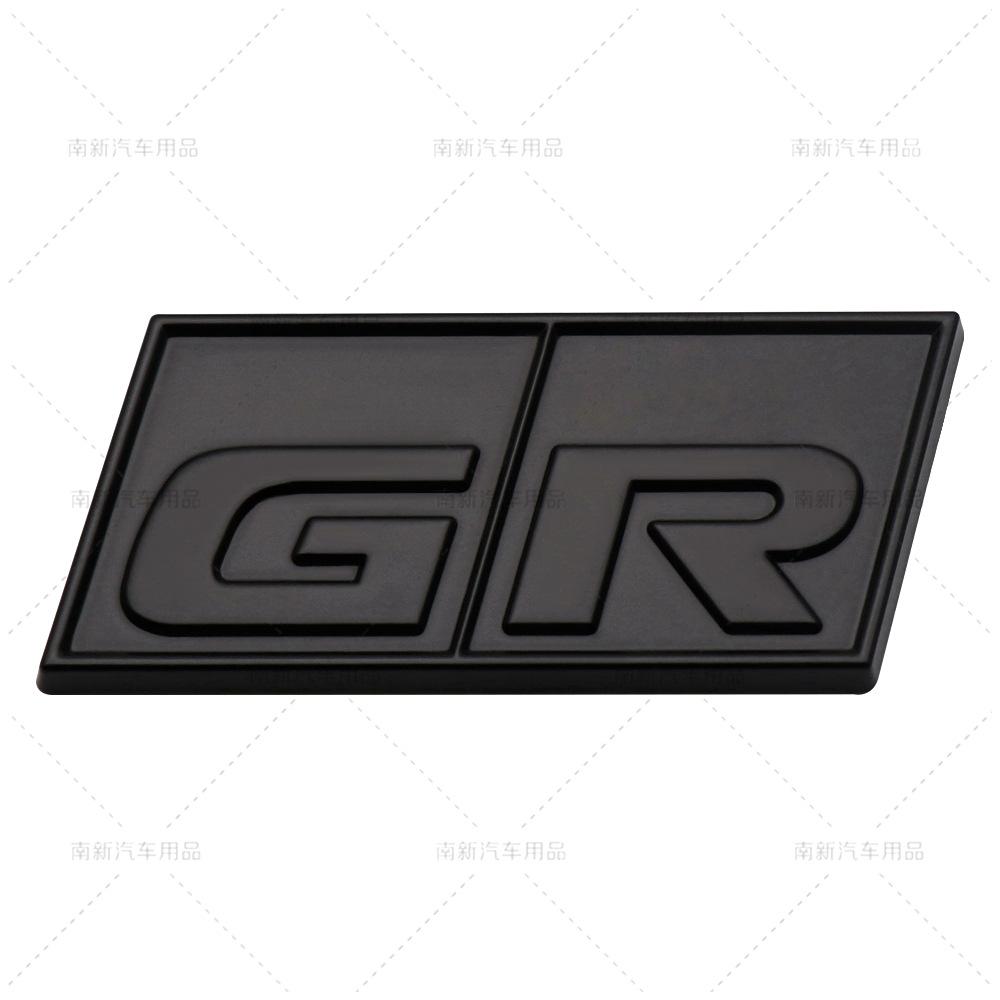 Car Sticker GR Sport Decal Front Hood Grille Emblem Badge for Toyota HV YARiS RZ RC RS Prius Lexus Harrier GRMN Logo Stickers