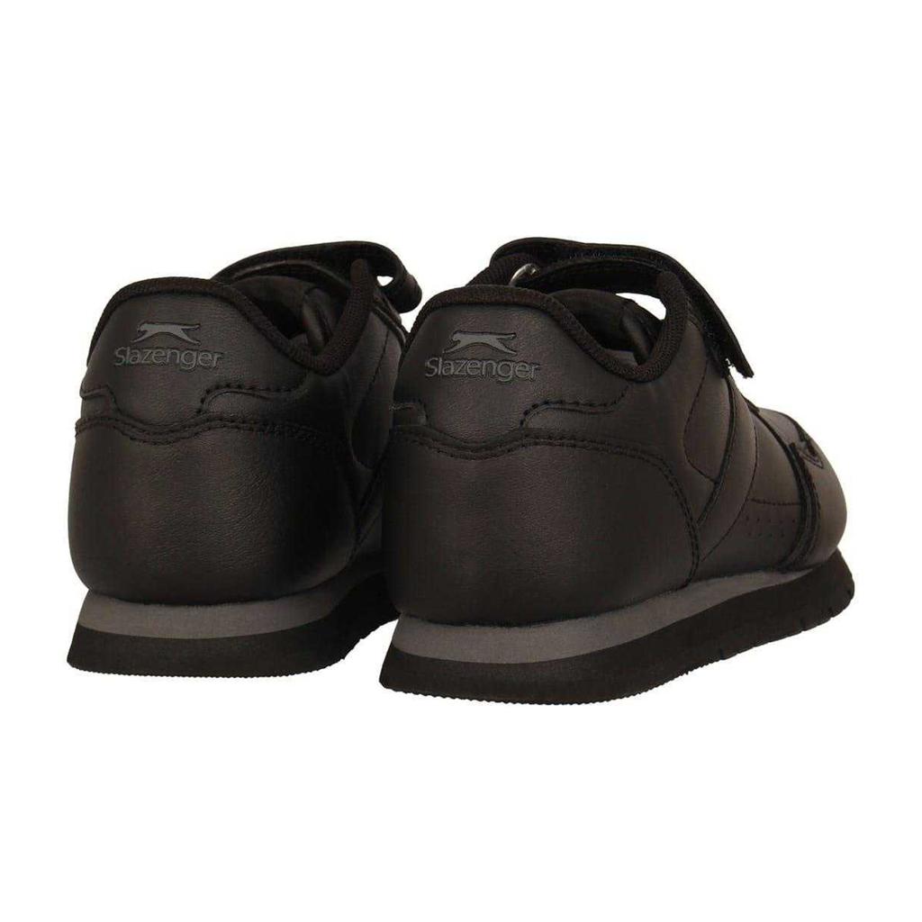Slazenger Childrens/Kids Classic Coated Leather Touch Fastening Trainers