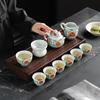 Hongyu Doucai Baoxianghua 11-Piece Ceramic Tea Set
