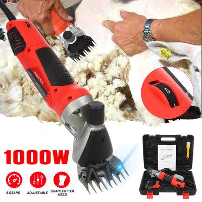 110/220V 1000W Electric Sheep Pet Hair Clipper Shearing Kit Shear Wool Cut Goat Pet Animal Shearing Supplies Farm Cut