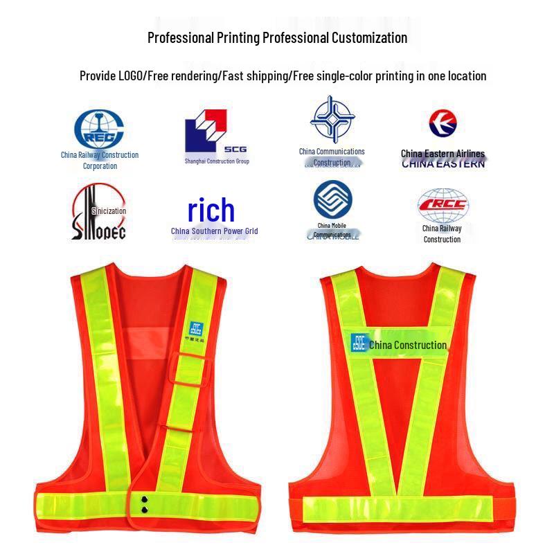 Large Breathable Reflective Safety Vest for Construction, Traffic, and Cycling