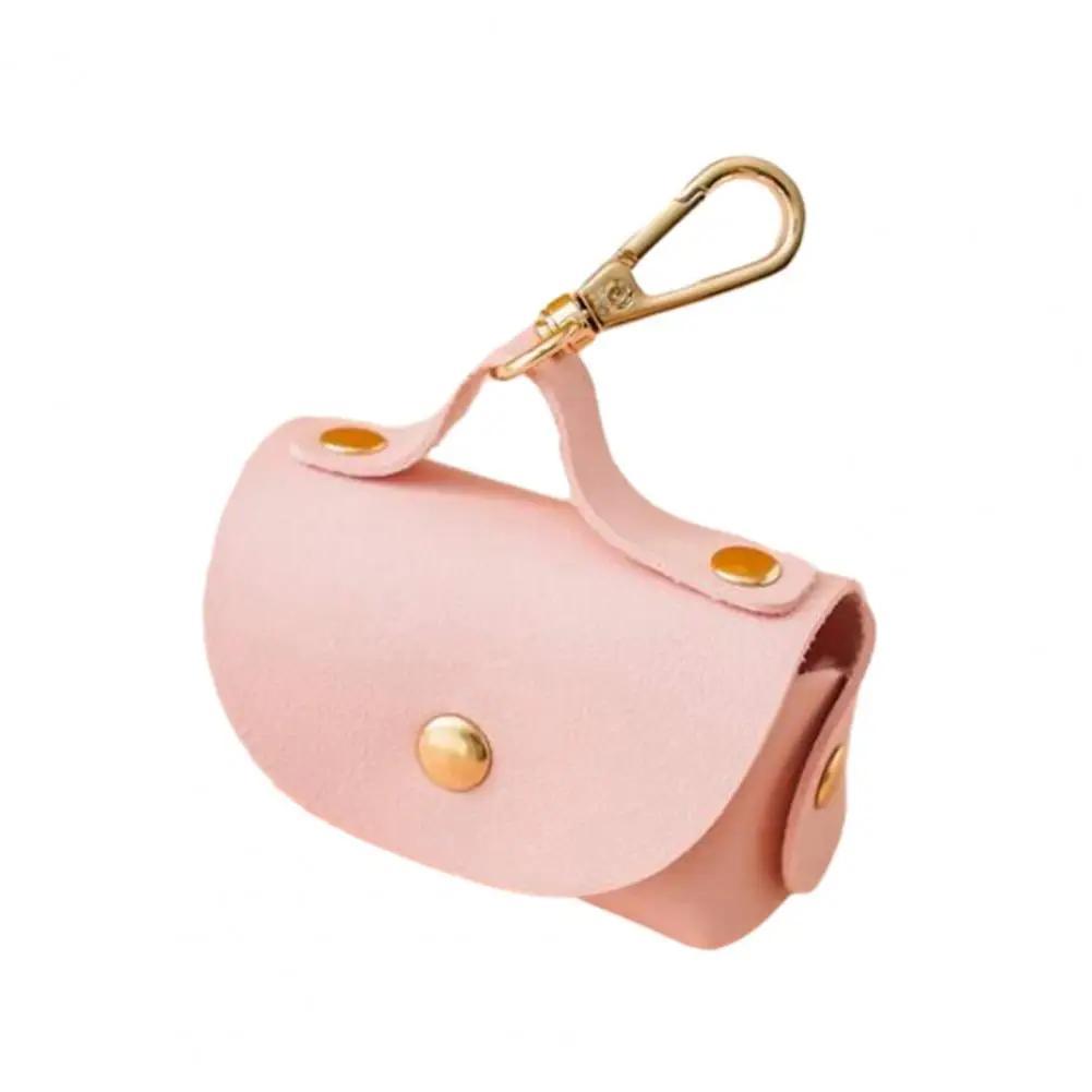 1 buc Suport elegant pentru saci de excremente pentru animale de companie, din piele ecologică, cu dispenser pentru saci de câine, organizator portabil pentru saci de excremente de câine, accesorii pentru animale de companie