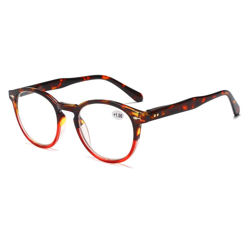 Retro Reading Glasses Rice Order Reading Glasses High Definition Round Frame Reading Glasses