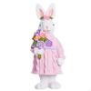 62KD Resin Spring Rabbit Beautiful Desk Animal Model Safe Toy Gift for Kids