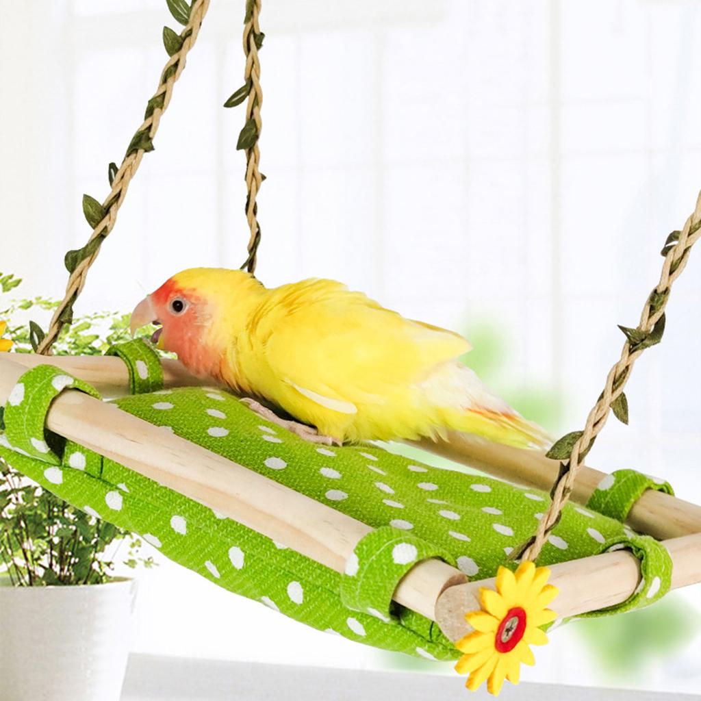 Bird Nest Cage Mounted Parrots Standing Perch Bird Cage Hammock Bed Small Birds Fabric Sleeping Bed Hammock for Budgies