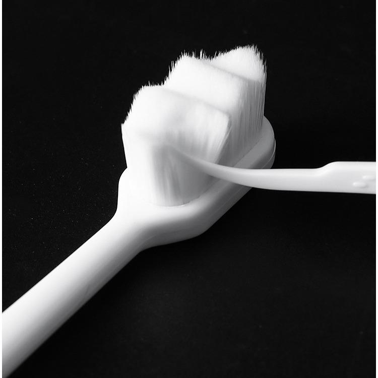 Japan Micro Nano Toothbrush: Ultra-Fine Soft Bristles for Pregnant Women & Postpartum Care, with Tongue Scraper