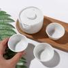 Plastic Kung Fu Tea Set Pure Colour Travel Tea Set Travel Set Portable Teapot  Travel