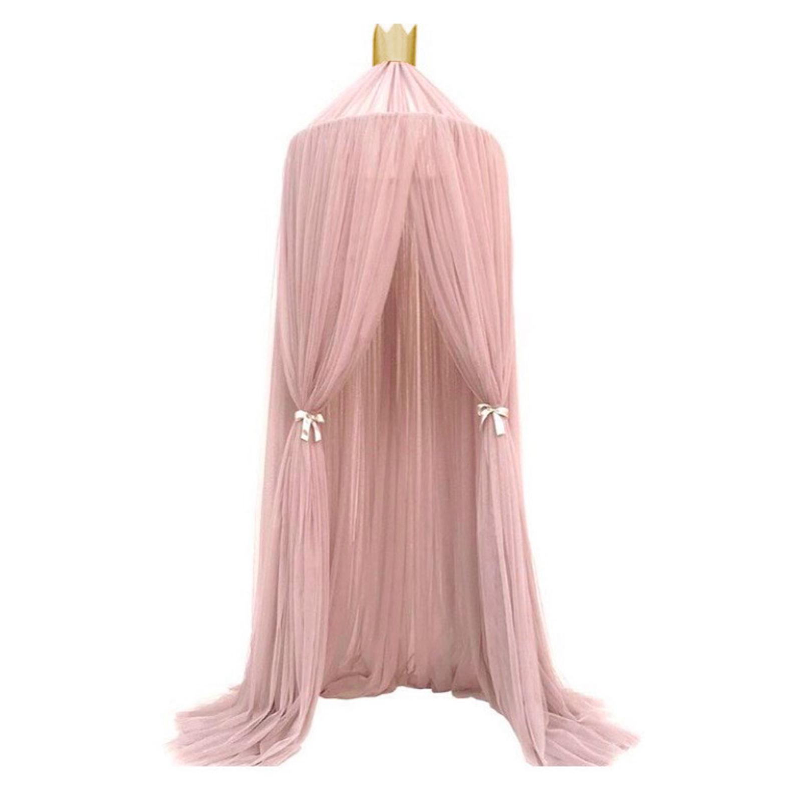 

Elegant Color Home Mesh Mosquito Net Children Bed Canopy Netting Kid Baby Bedroom Pinkish