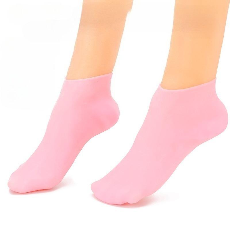 Moisturizing Silicone Gel Foot Socks for Dry Cracked Heels Nourishing Massage Socks Hydrating Foot Care Covers