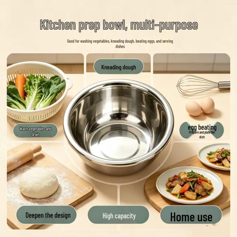 Lijia Thickened Stainless Steel Multi-purpose Kitchen Basin