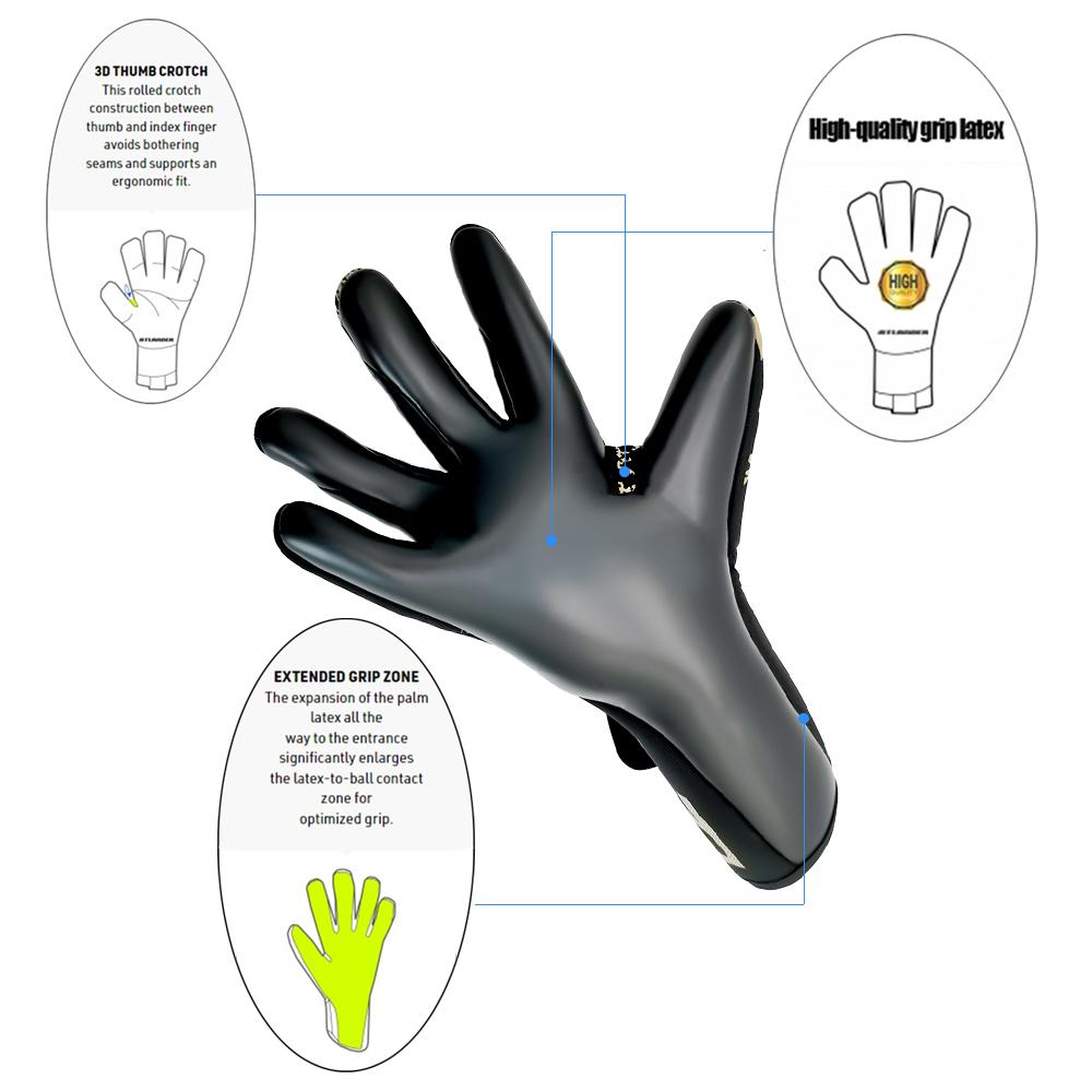 Mănuși de portar profesionale adulți copii fotbal latex protecție îngroșată portar fotbal sport fotbal mănuși de portar